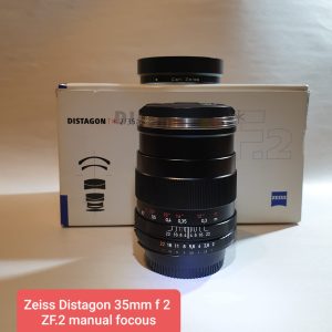 لنز زایس 35 میلیمتر f2 بایونت نیکون منوال فوکوس