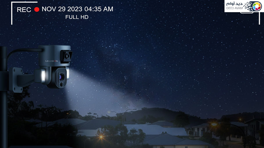 معرفی انواع دوربین مداربسته دید در شب