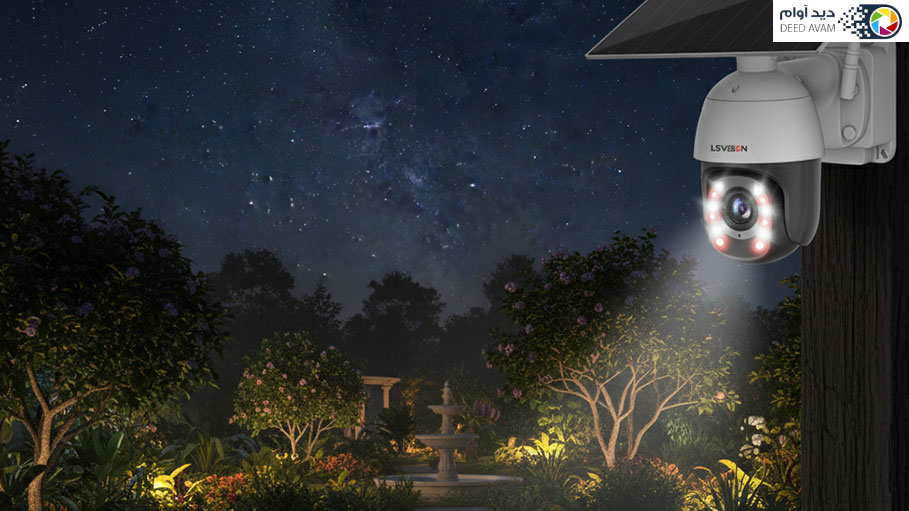 دوربین مداربسته دید در شب سیم کارت خور با پنل خورشیدی S40